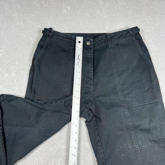 Lauren Jeans Co Ralph Lauren Jeans Womens 12 Black High Rise Tapered Denim - Picture 6 of 13